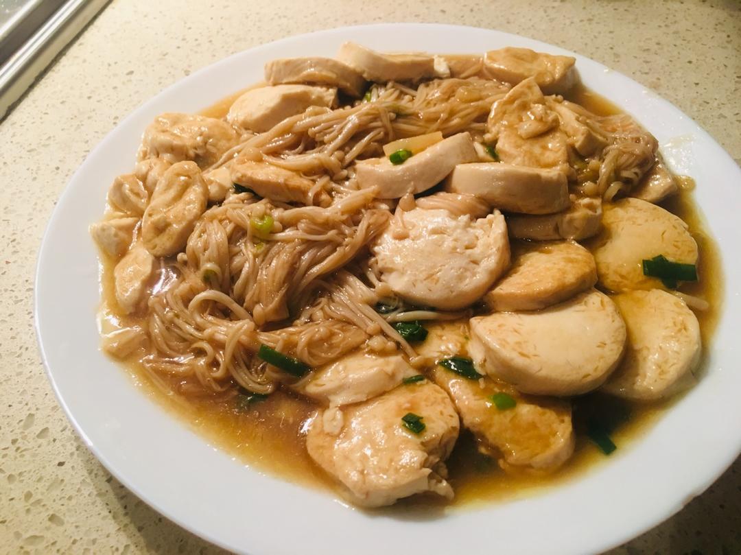 超级下饭菜--金针菇日本豆腐