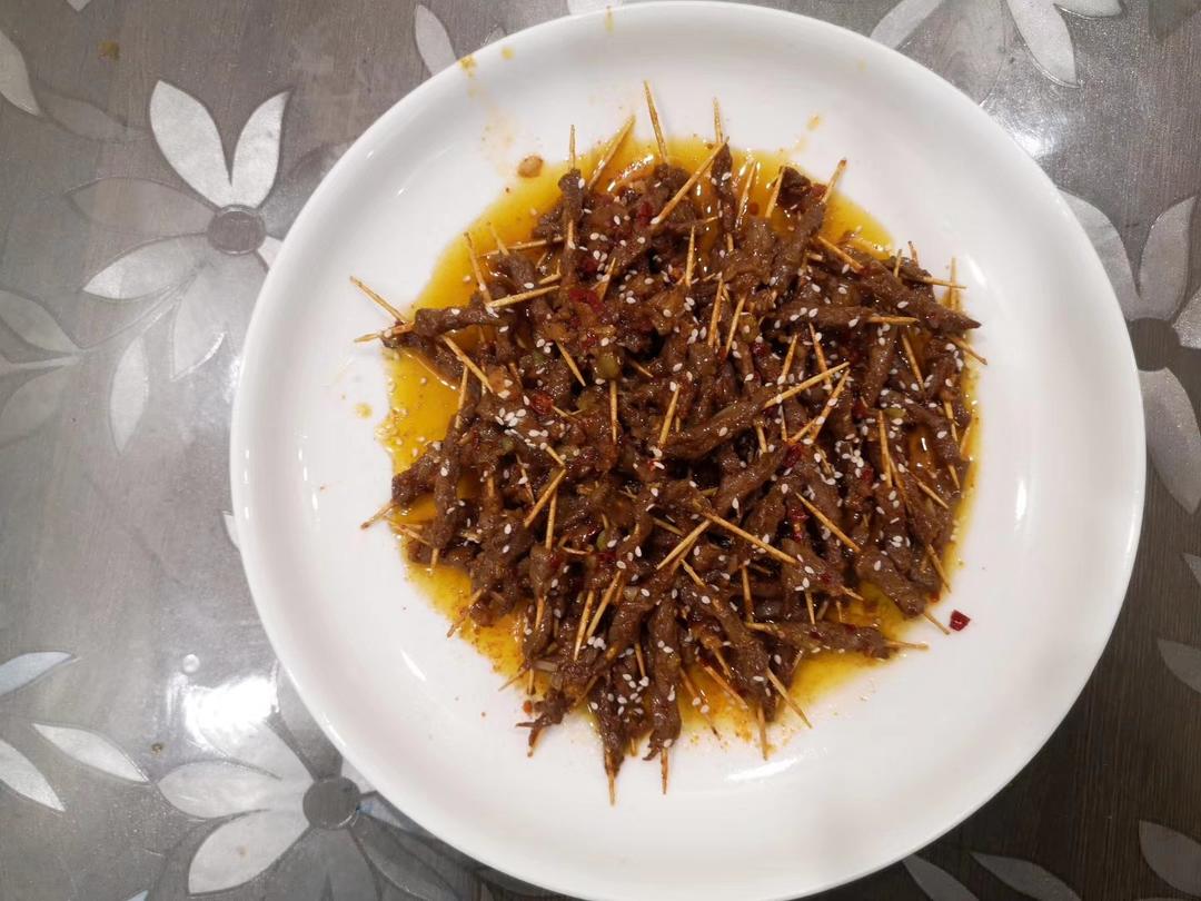 牙签牛肉 道地湖南味