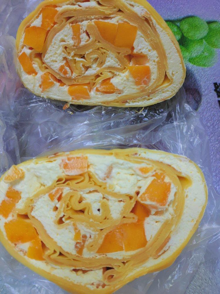 奶香浓郁の芒果毛巾卷