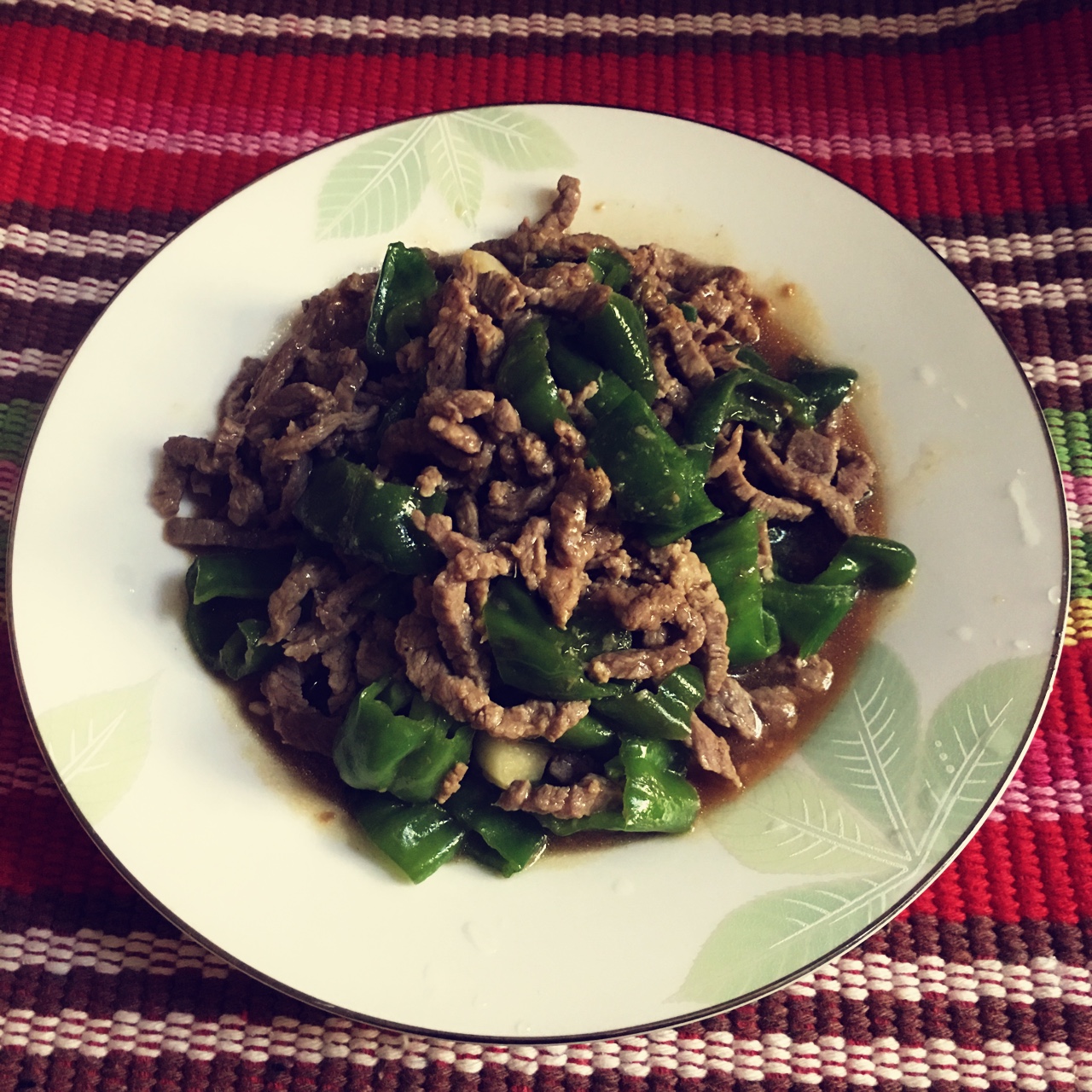 超级嫩的青椒牛肉丝