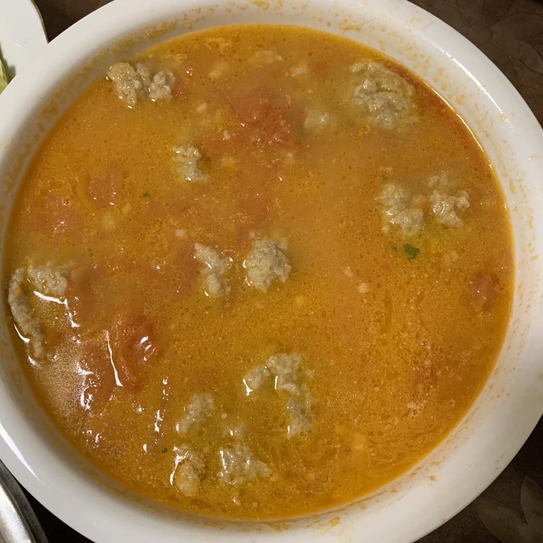 番茄丸子汤(Q弹小丸子)