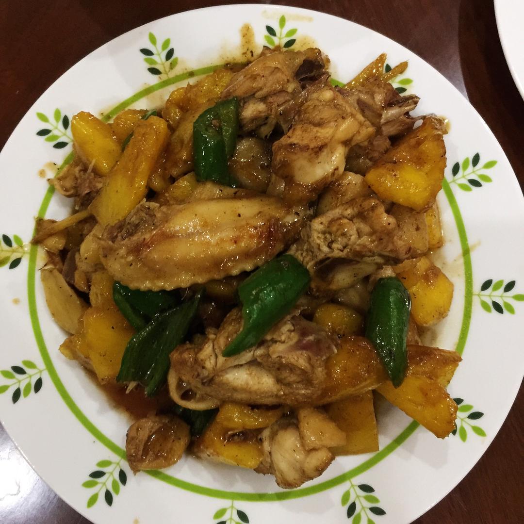 菠萝炒鸡