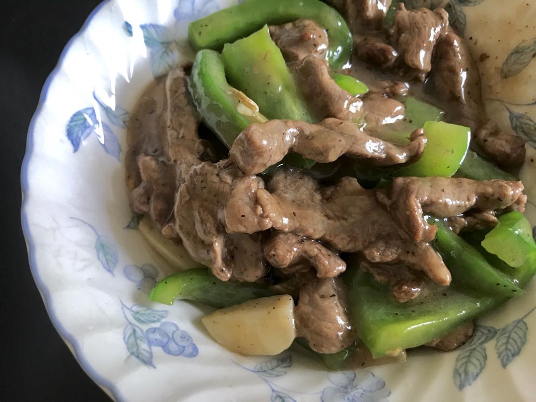 青椒炒牛肉