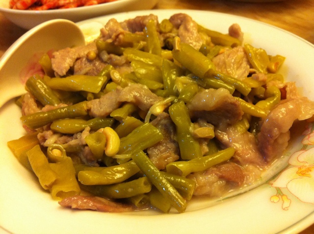 肉末酸豆角