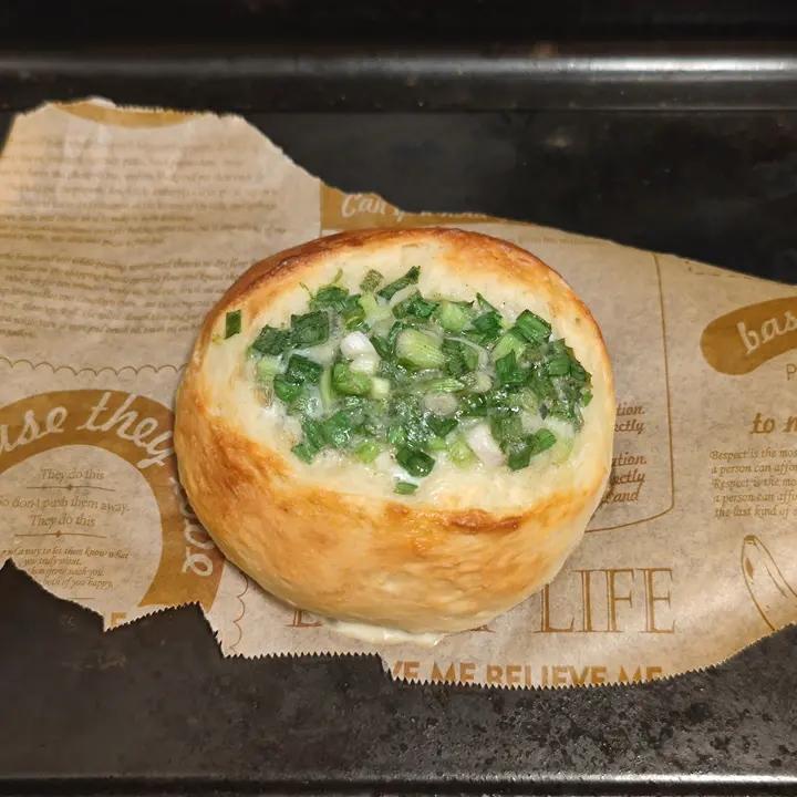 经典台式面包—香葱面包