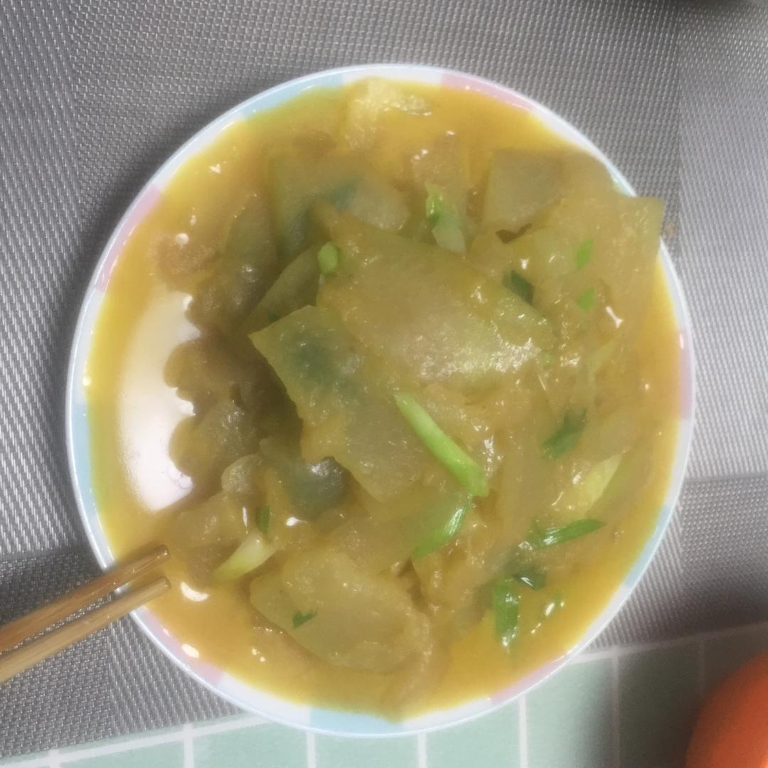 教你在家做简单的红烧冬瓜，香喷喷特下饭，一盘吃完还不够