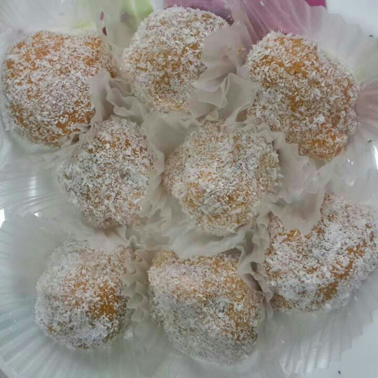 椰香南瓜紫薯糯米糍