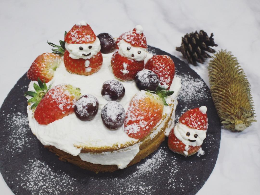 圣诞呆萌裸蛋糕