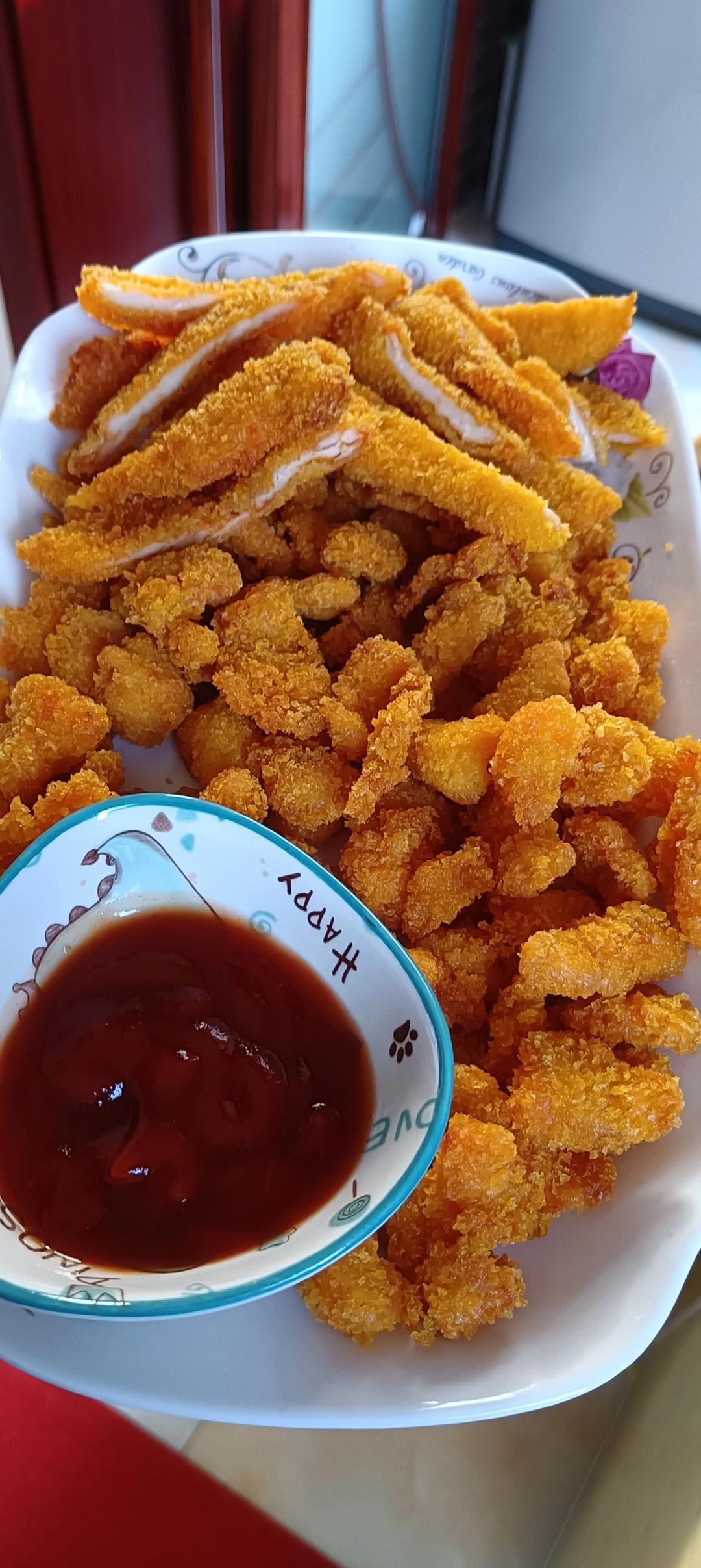 自制酥脆鸡米花