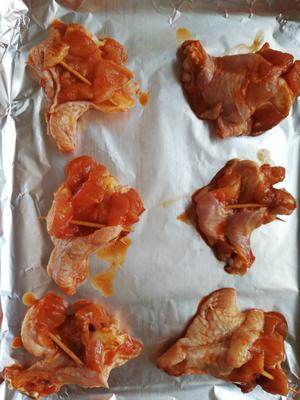 烤箱版奥尔良烤鸡翅根的做法 步骤2