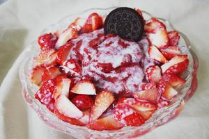 业界良心超多草莓刨冰的做法 步骤3
