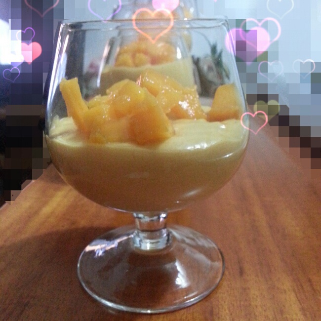芒果奶油杯