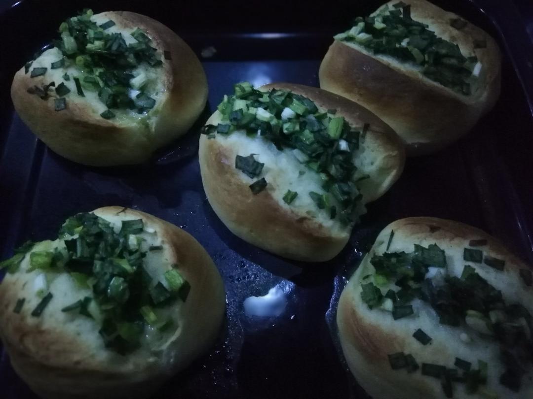 经典台式面包—香葱面包
