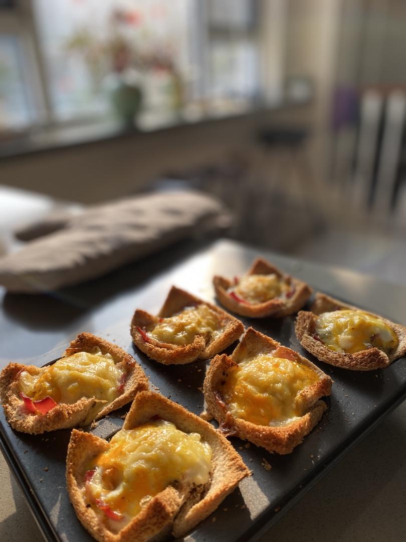 培根鸡蛋吐司杯