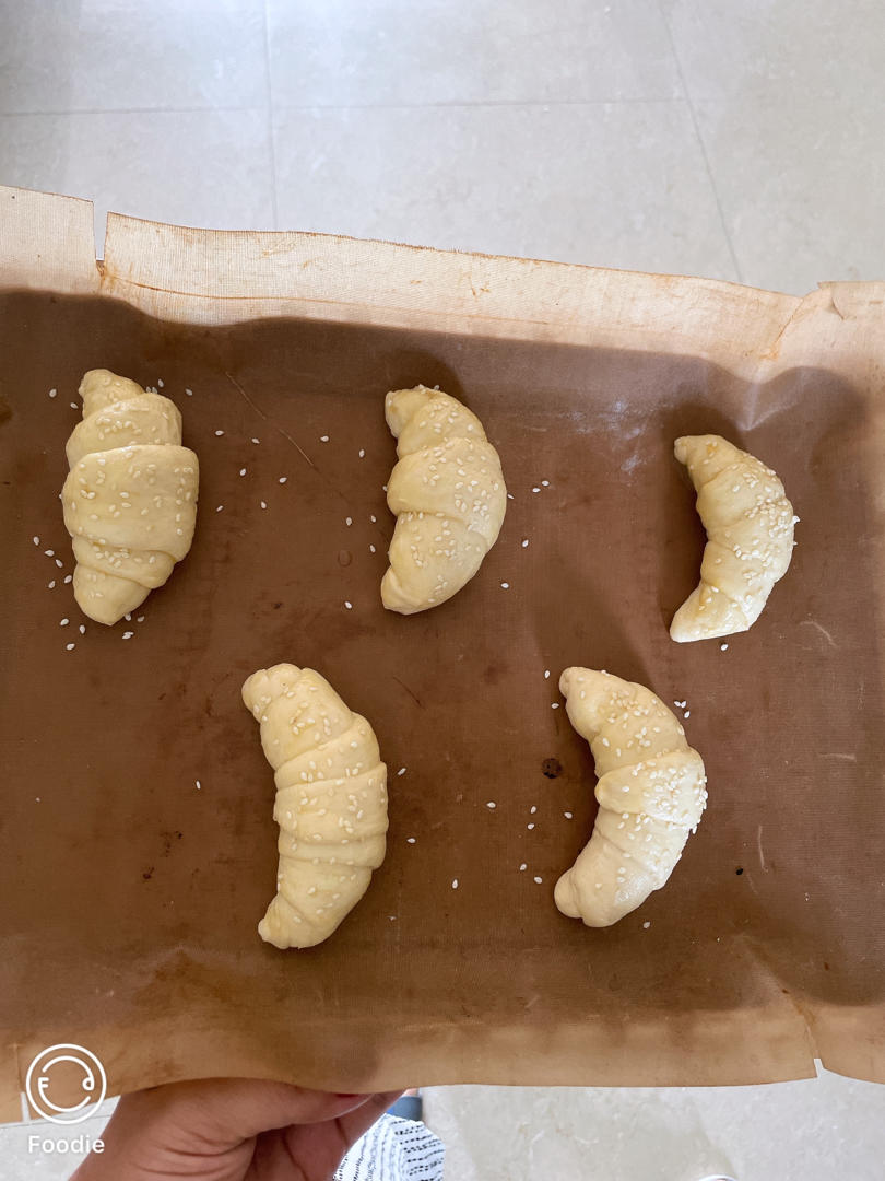 日式盐面包 日式盐可颂-（含整形小视频）