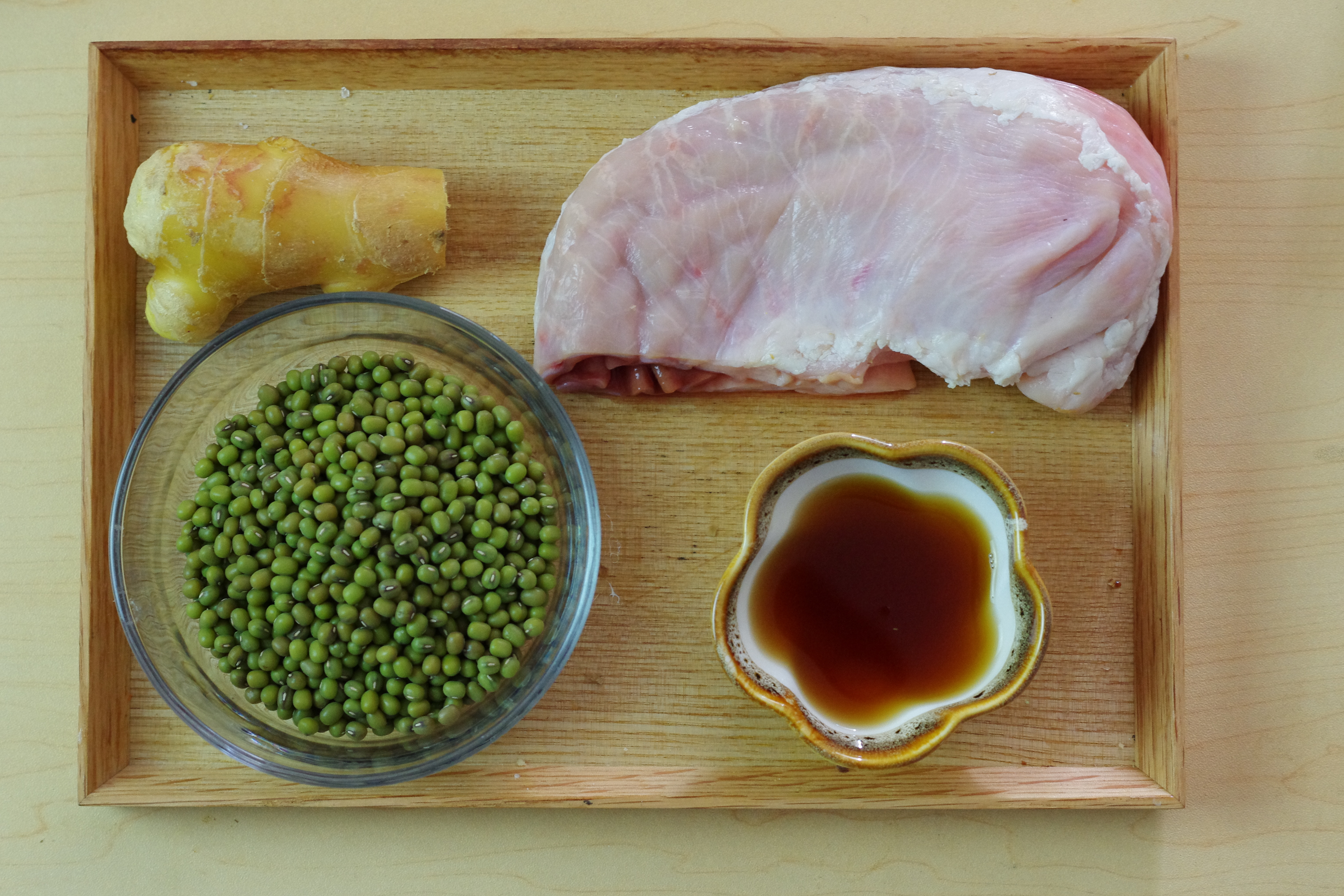 绿豆猪肚汤的做法 步骤1