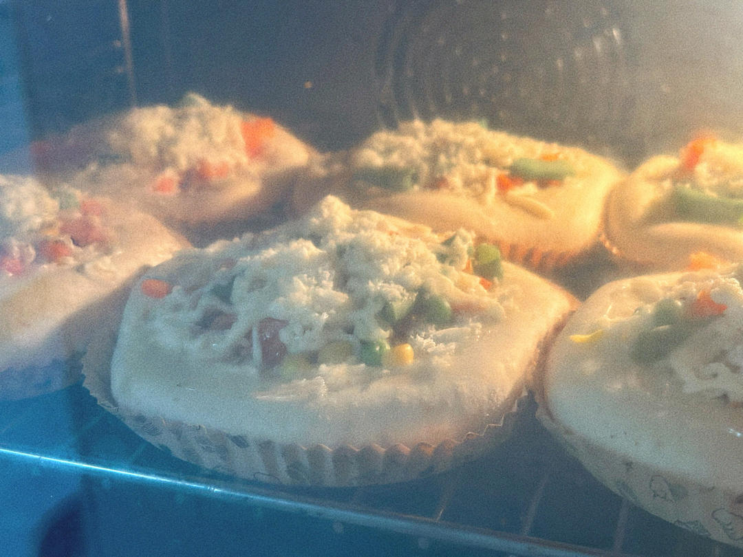 免手套膜，简单快手，一餐一个迷你小披萨🍕高效快餐做起来。