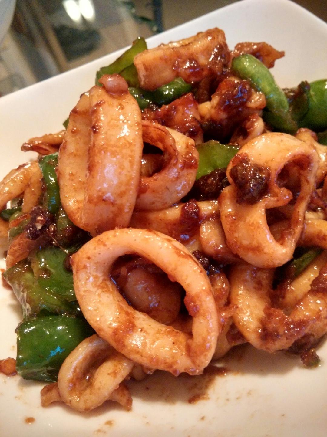 平底锅版铁板鱿鱼