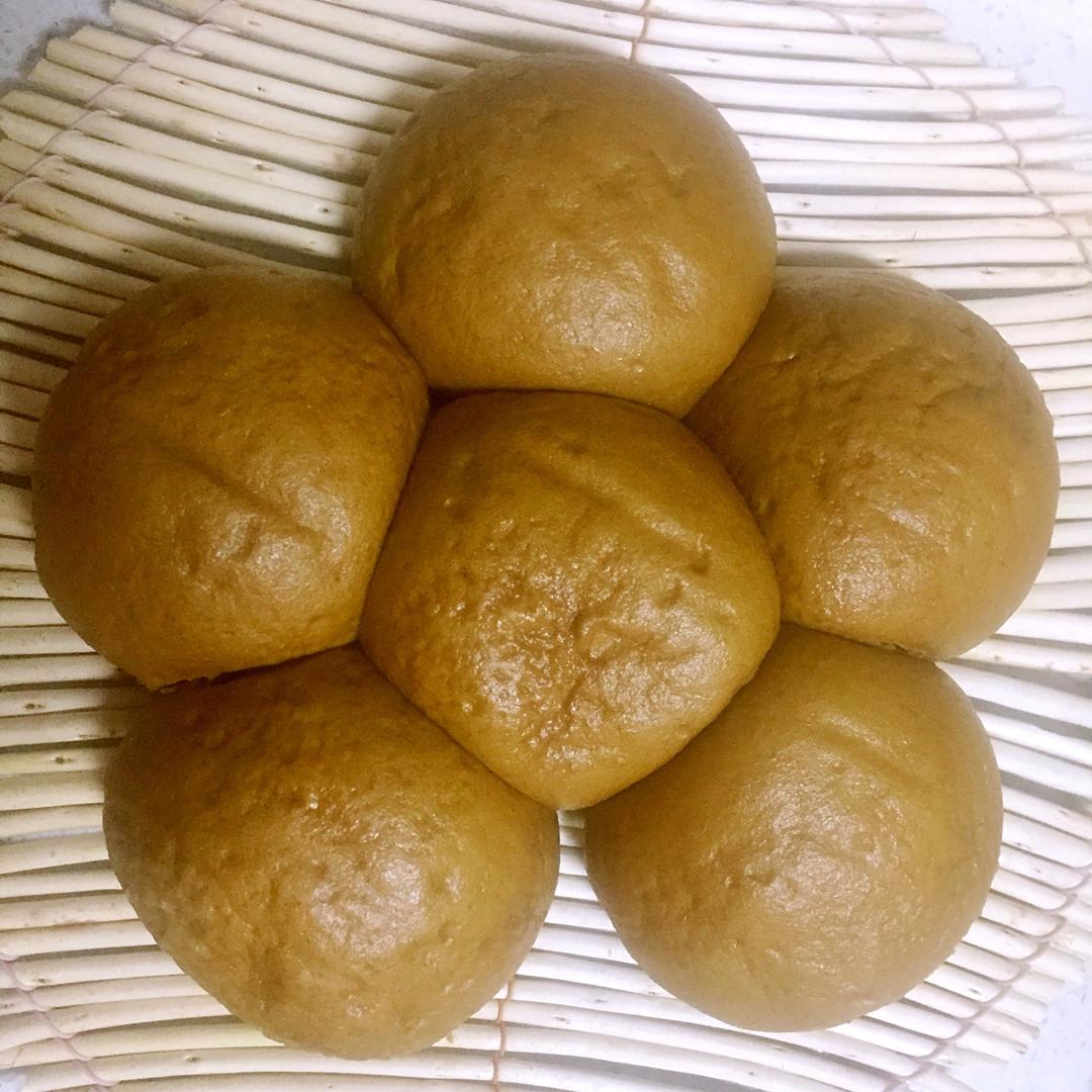有着面包口感的红糖馒头（一次发酵）