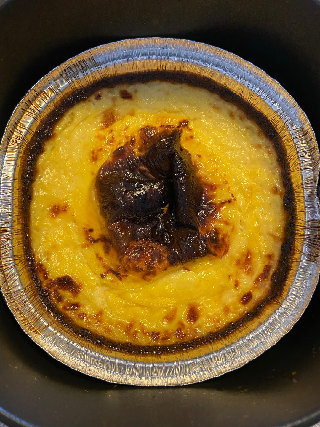 空气炸锅版牛奶布丁