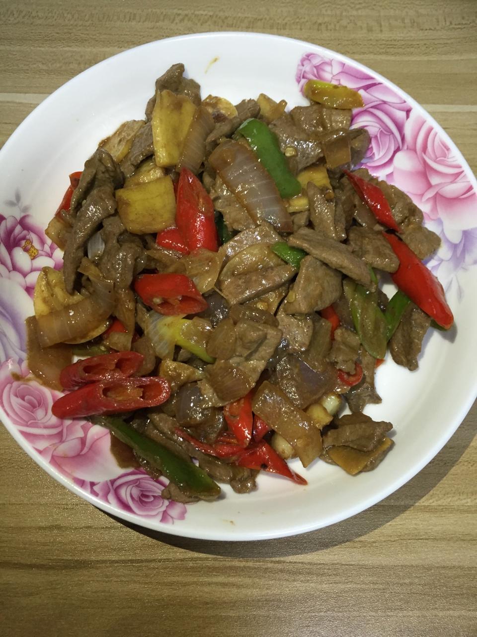 嫩炒猪肝