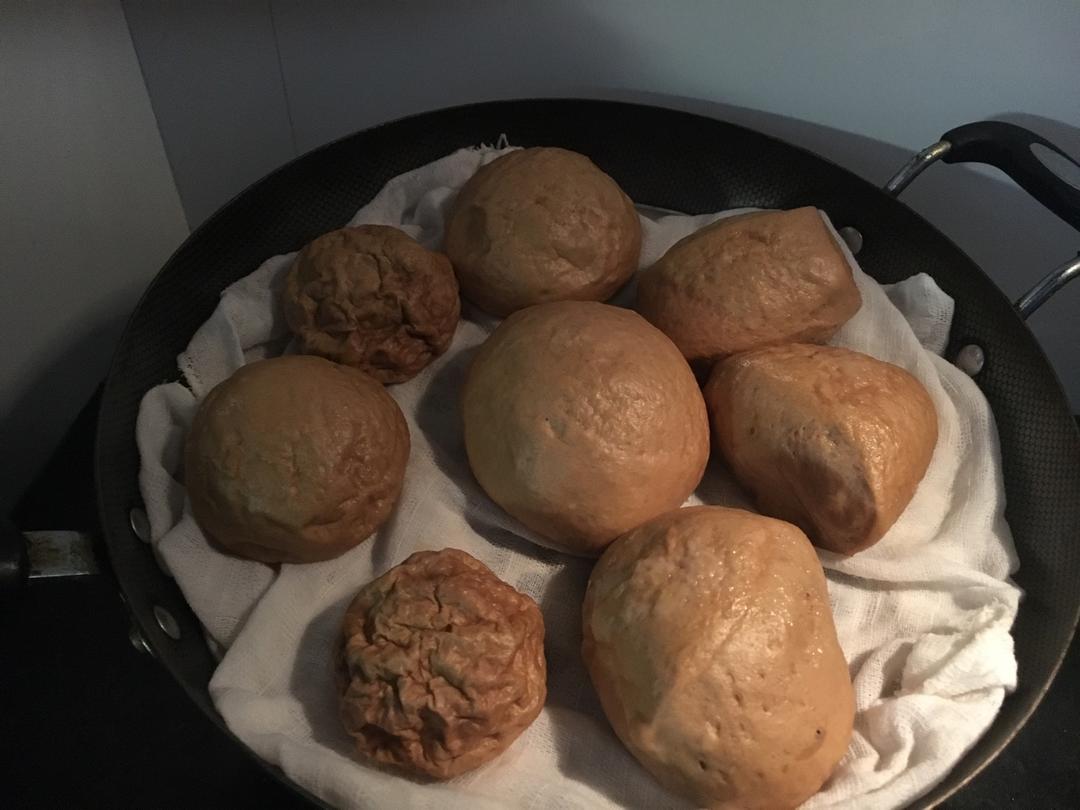 有着面包口感的红糖馒头（一次发酵）