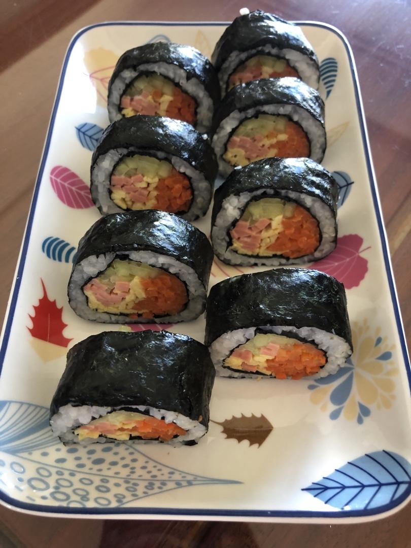 高颜值的紫菜包饭