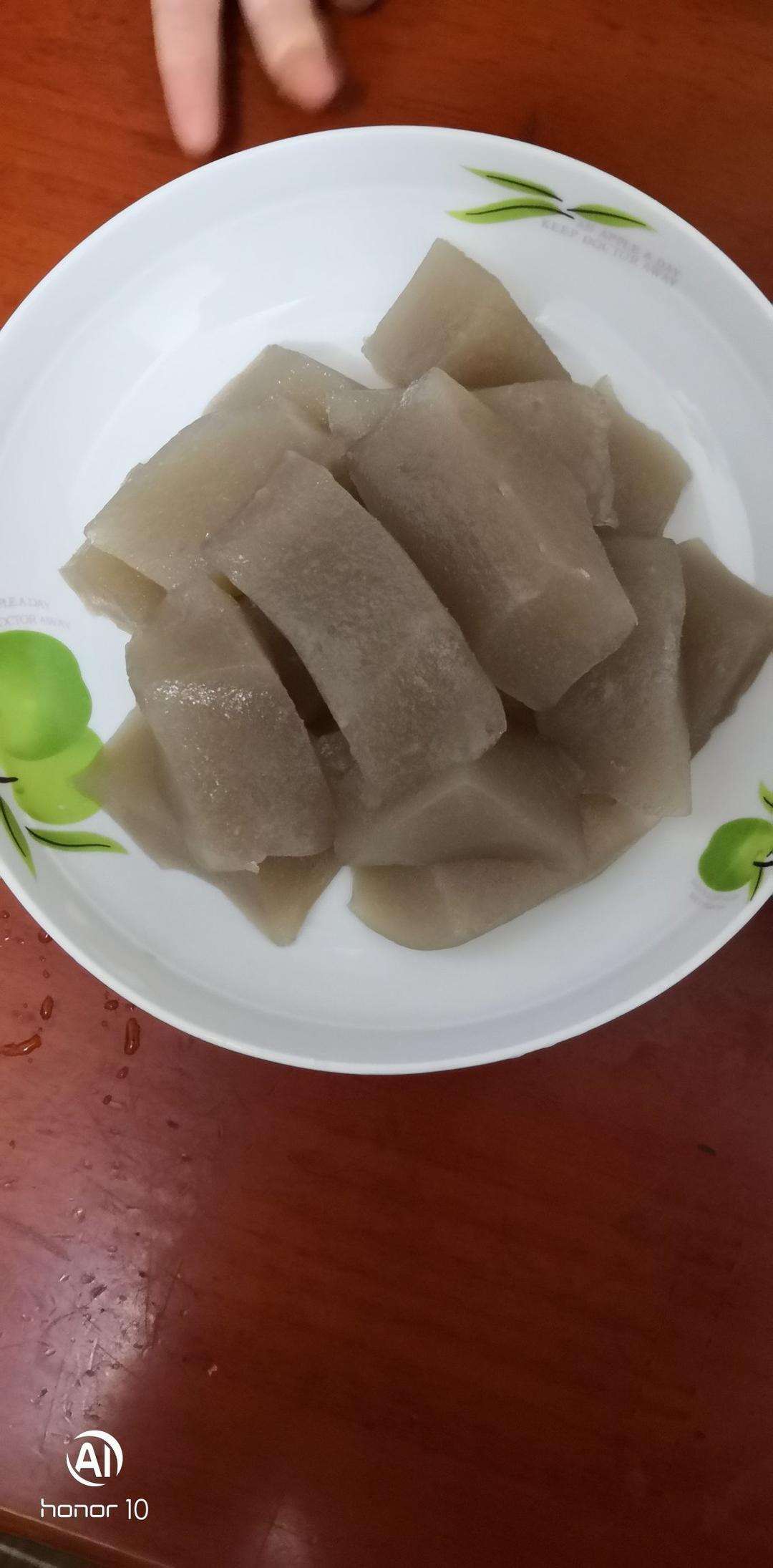 冰糖雪梨凉糕~夏日清凉润燥止咳降火（马蹄糕改版）