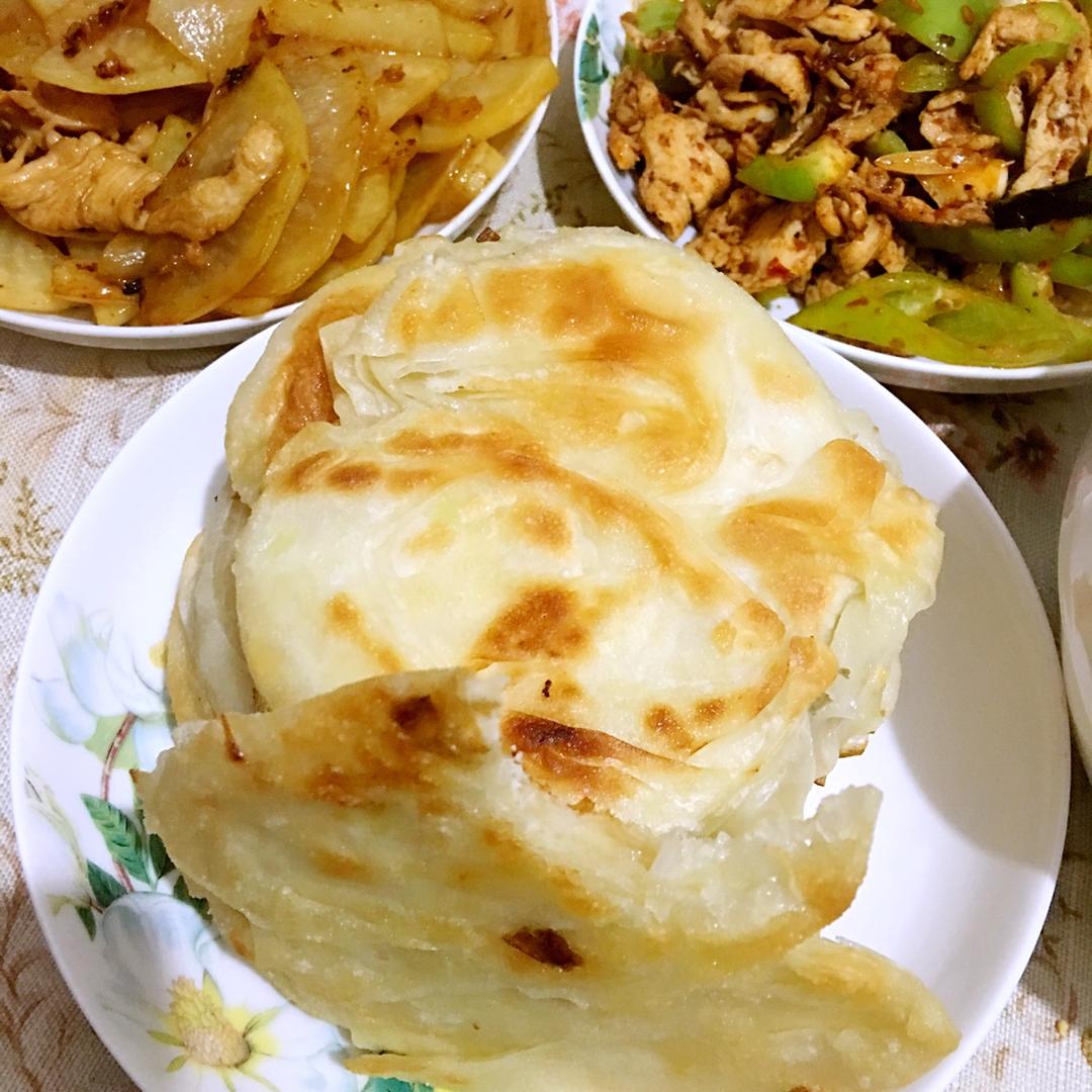 小馄饨皮葱油饼