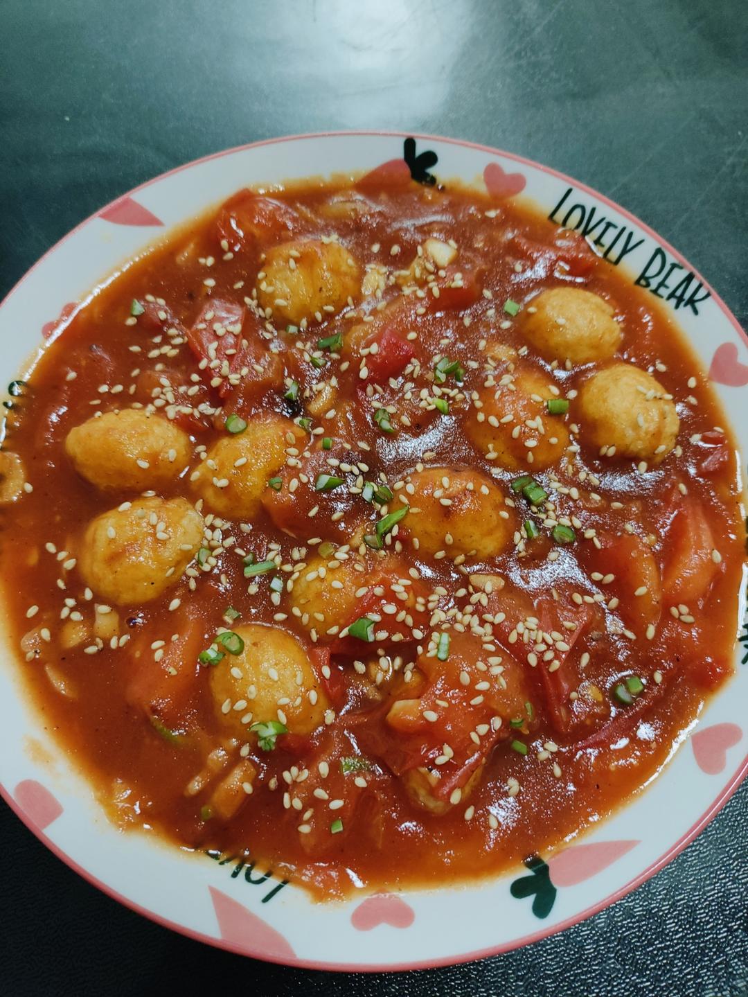 番茄虎皮鹌鹑蛋