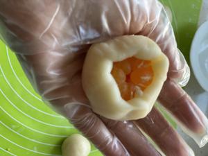 免烤箱糯唧唧一口爆汁的橘子大福糯米糍的做法 步骤7