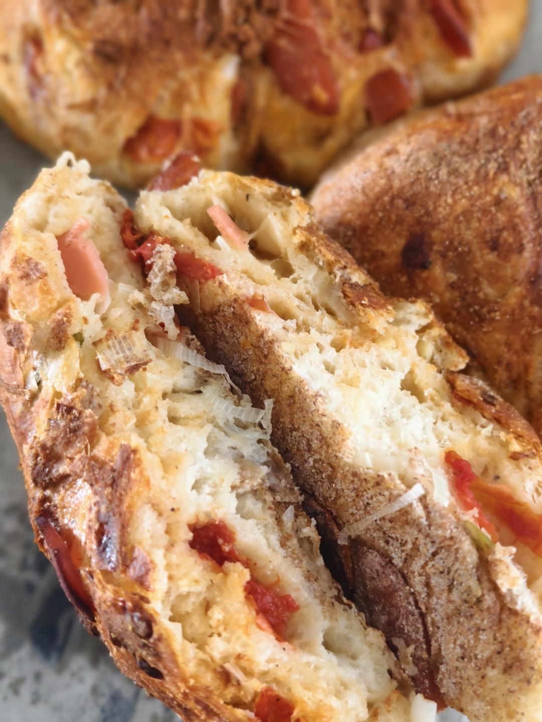 【ciabatta】家庭版恰巴塔，软乎乎的拖鞋面包