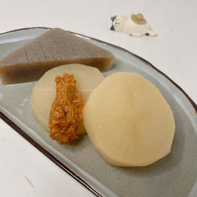 日式低卡斋菜：风吕吹萝卜（1人份约55大卡）