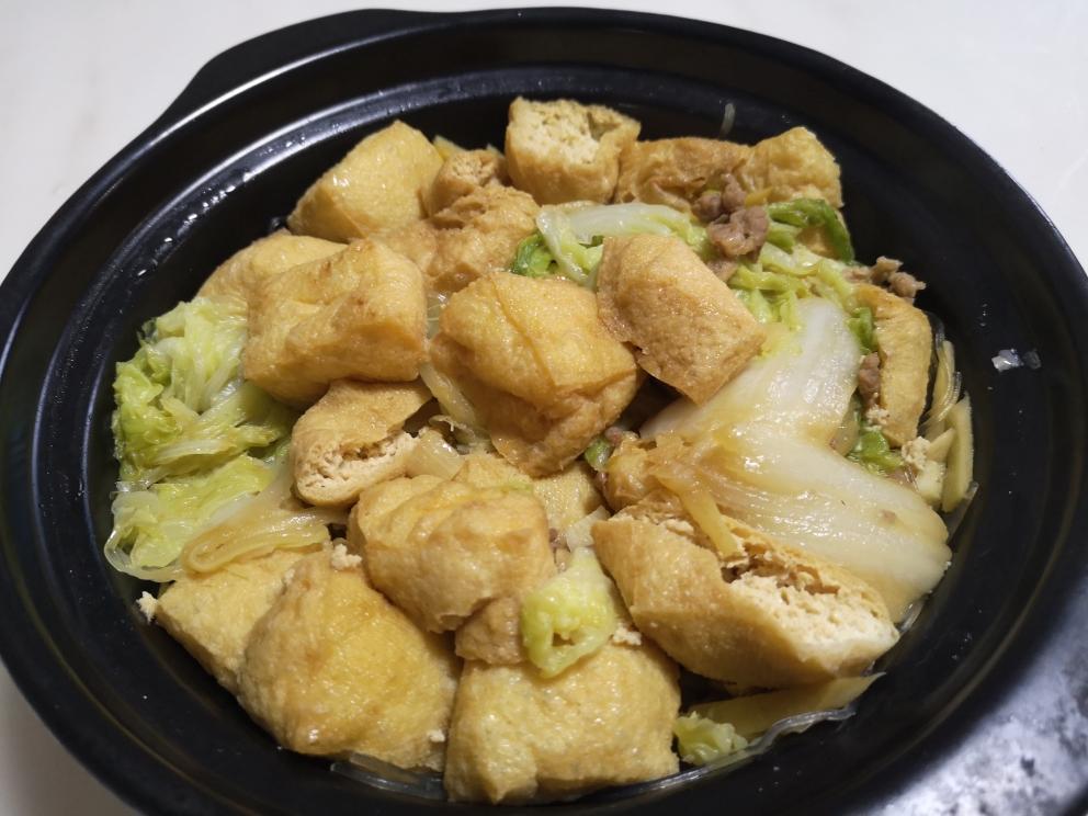 豆泡白菜粉丝煲