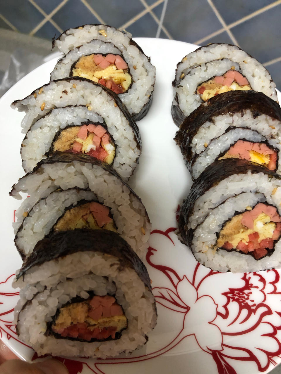 高颜值的紫菜包饭