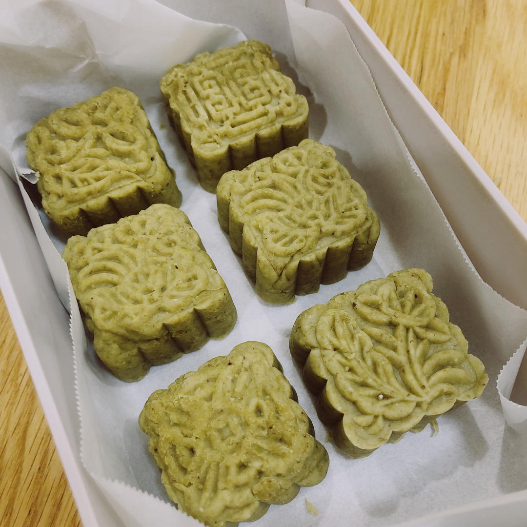带皮绿豆糕