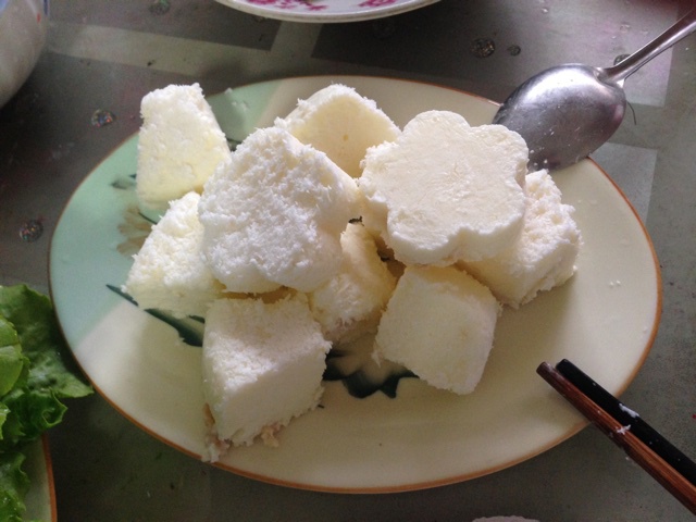 椰丝牛奶小方糕