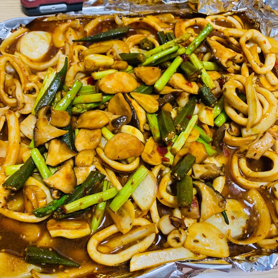 烤鱿鱼（烤箱版）秒杀铁板烧