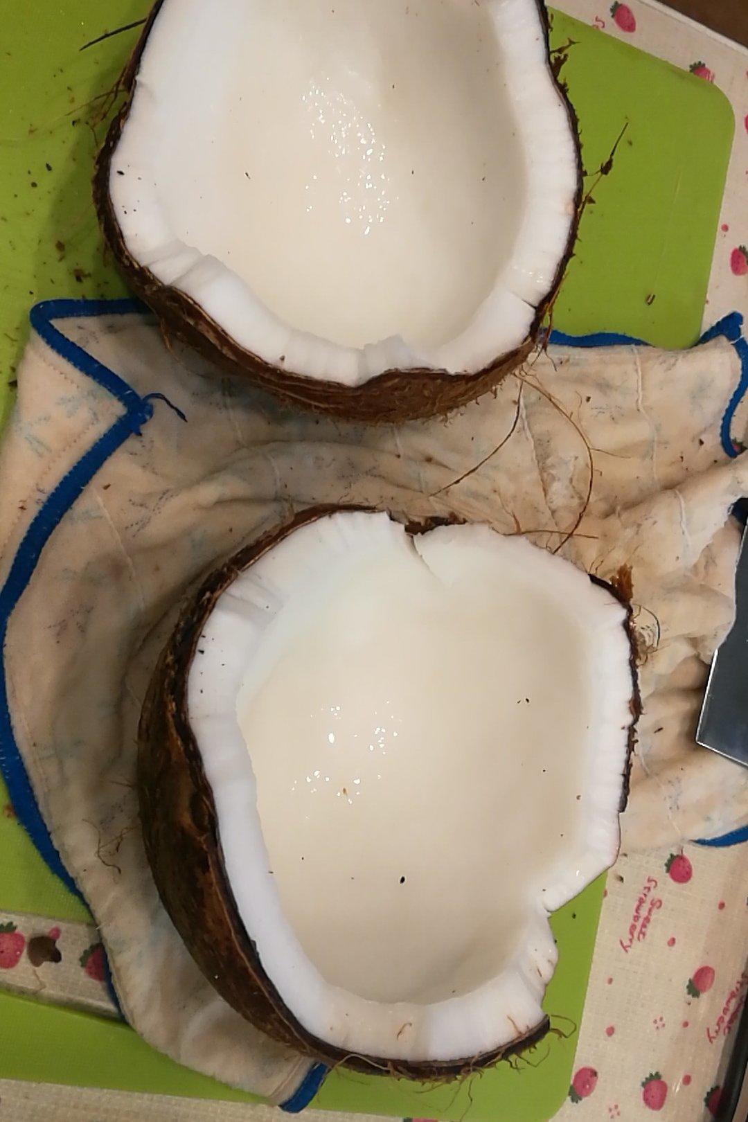 垂垂垂耳兔做的简单容易快捷的开椰法(椰皇)