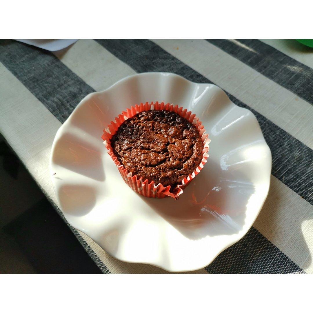 低卡海盐微熔岩可可蛋糕【轻卡小食】