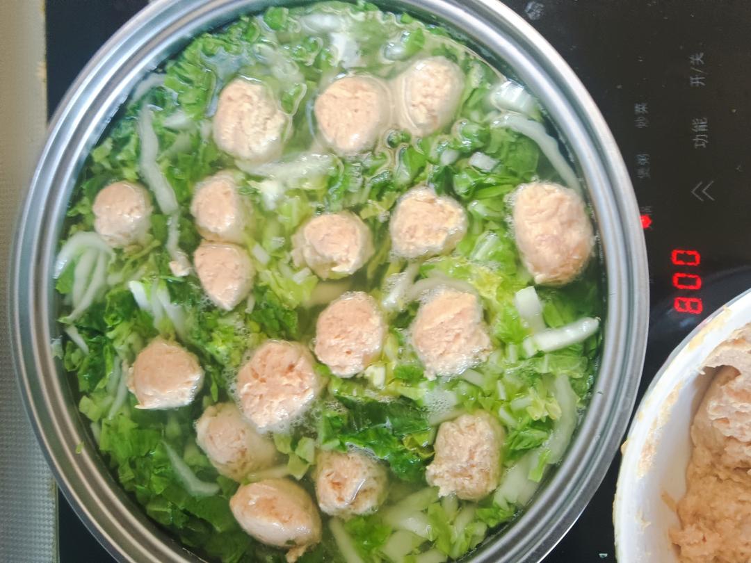 白菜豆腐肉丸子