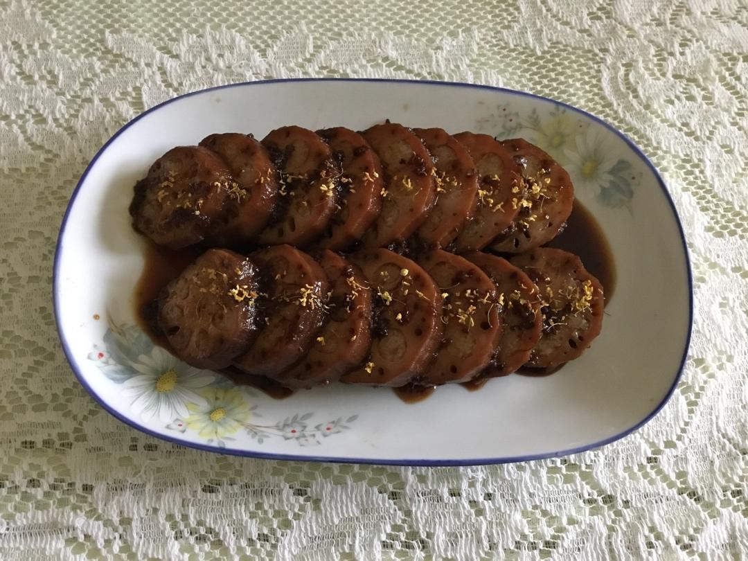 堂妈教你做桂花糯米藕