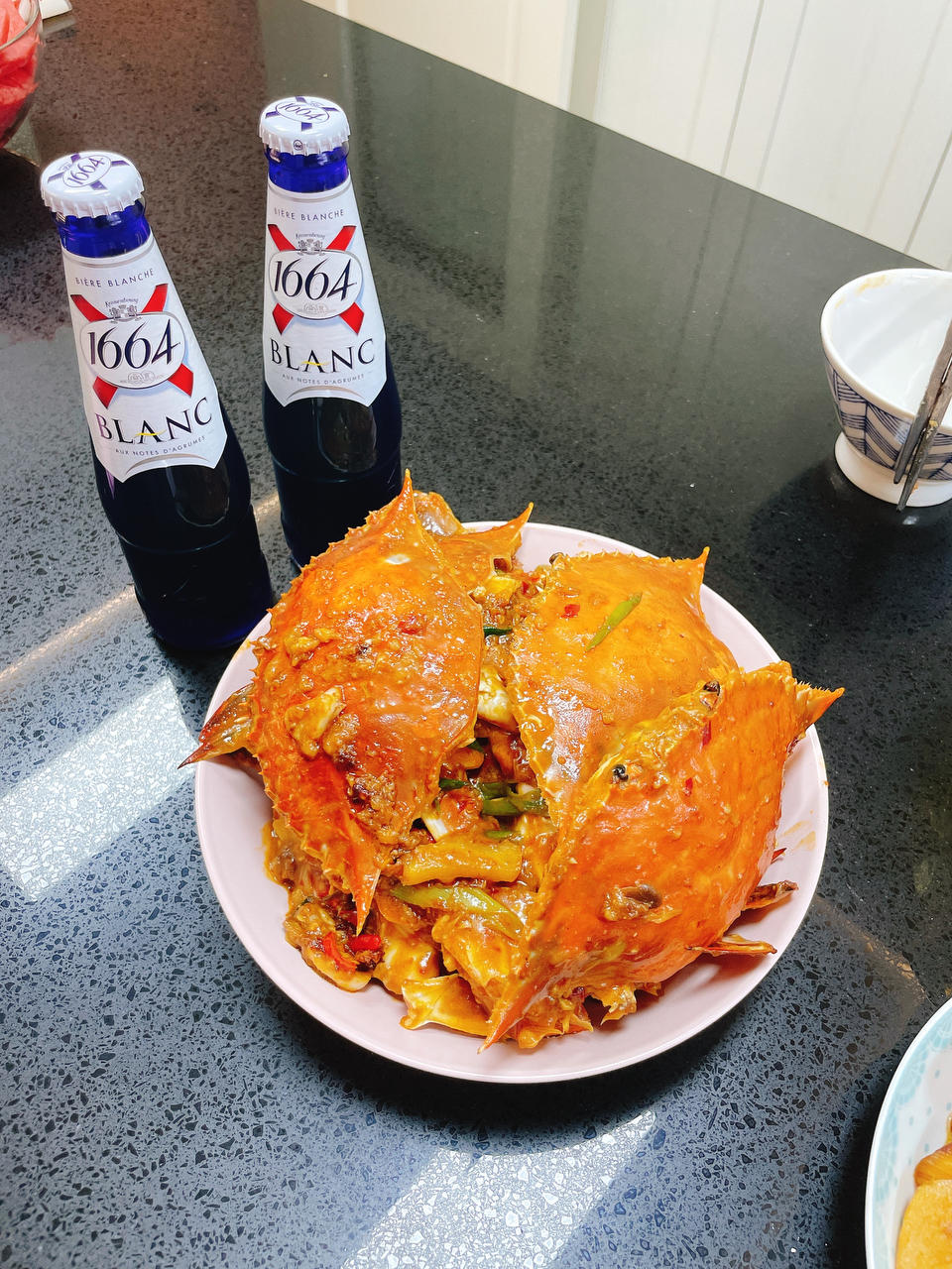 葱姜炒梭子蟹（very easy）