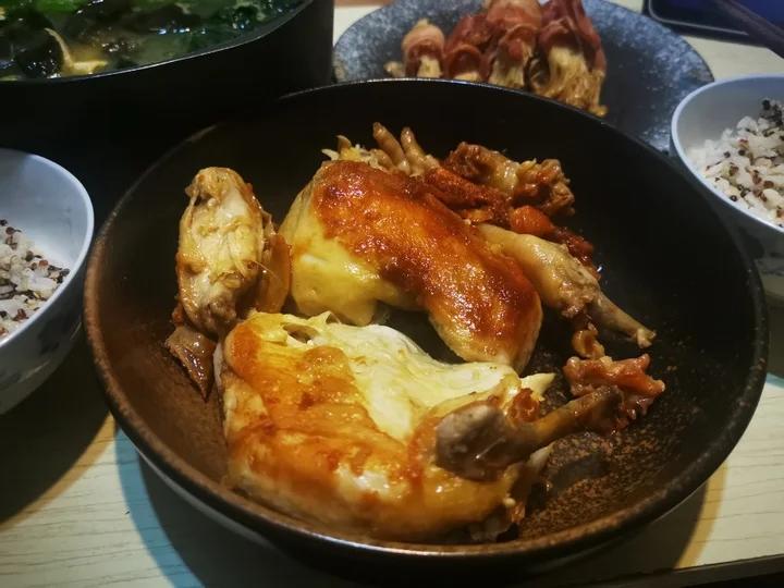 电饭煲版盐焗鸡
