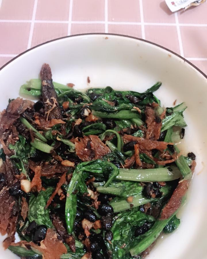 豆豉鲮鱼油麦菜