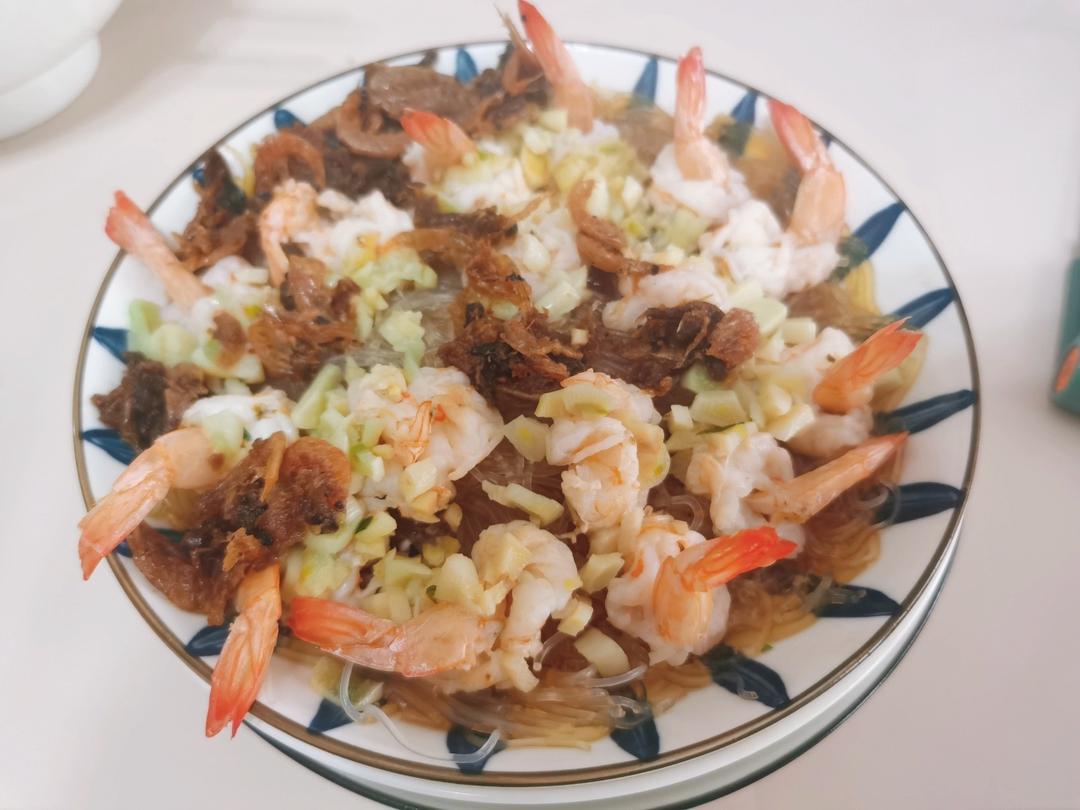 蒜蓉開背蝦