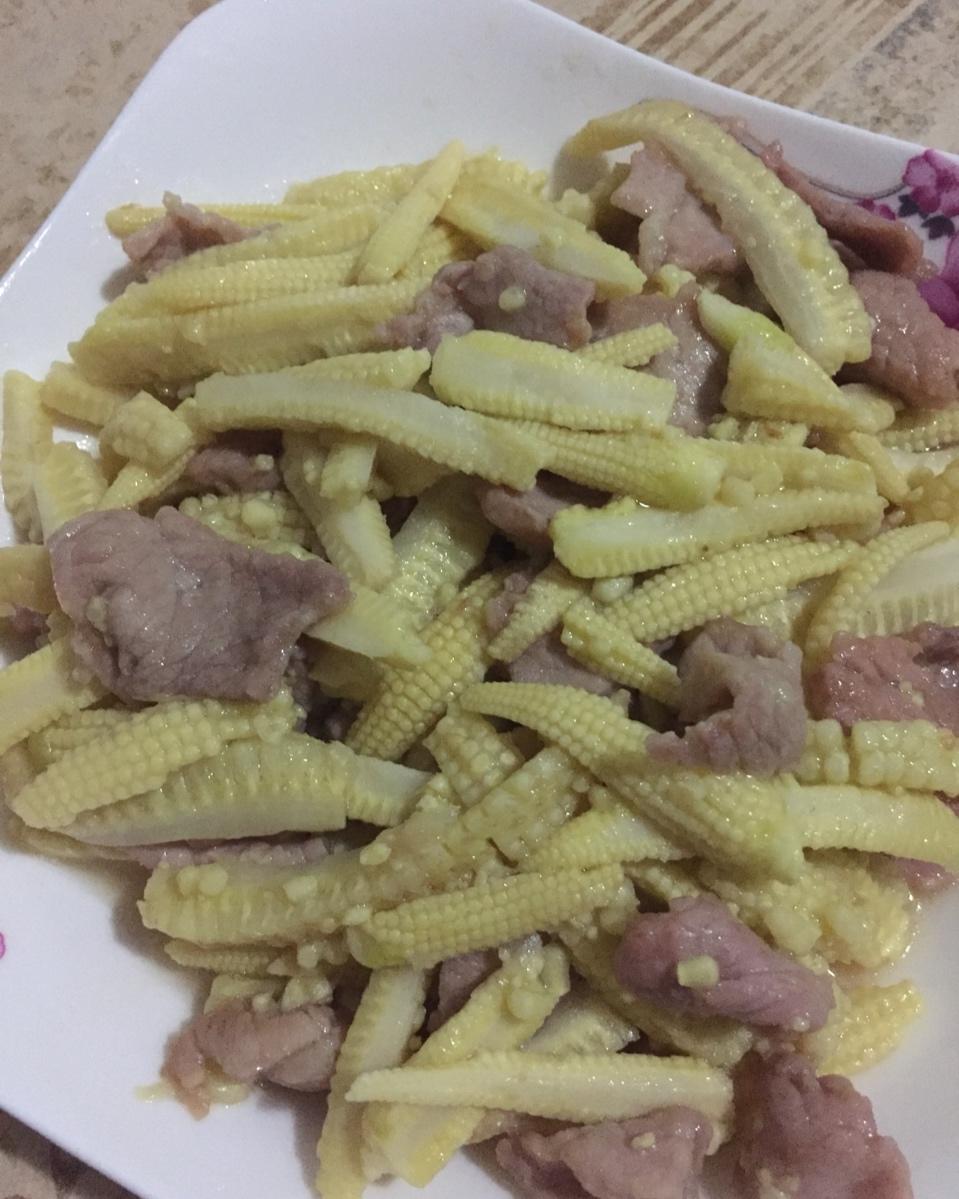 玉米笋炒肉