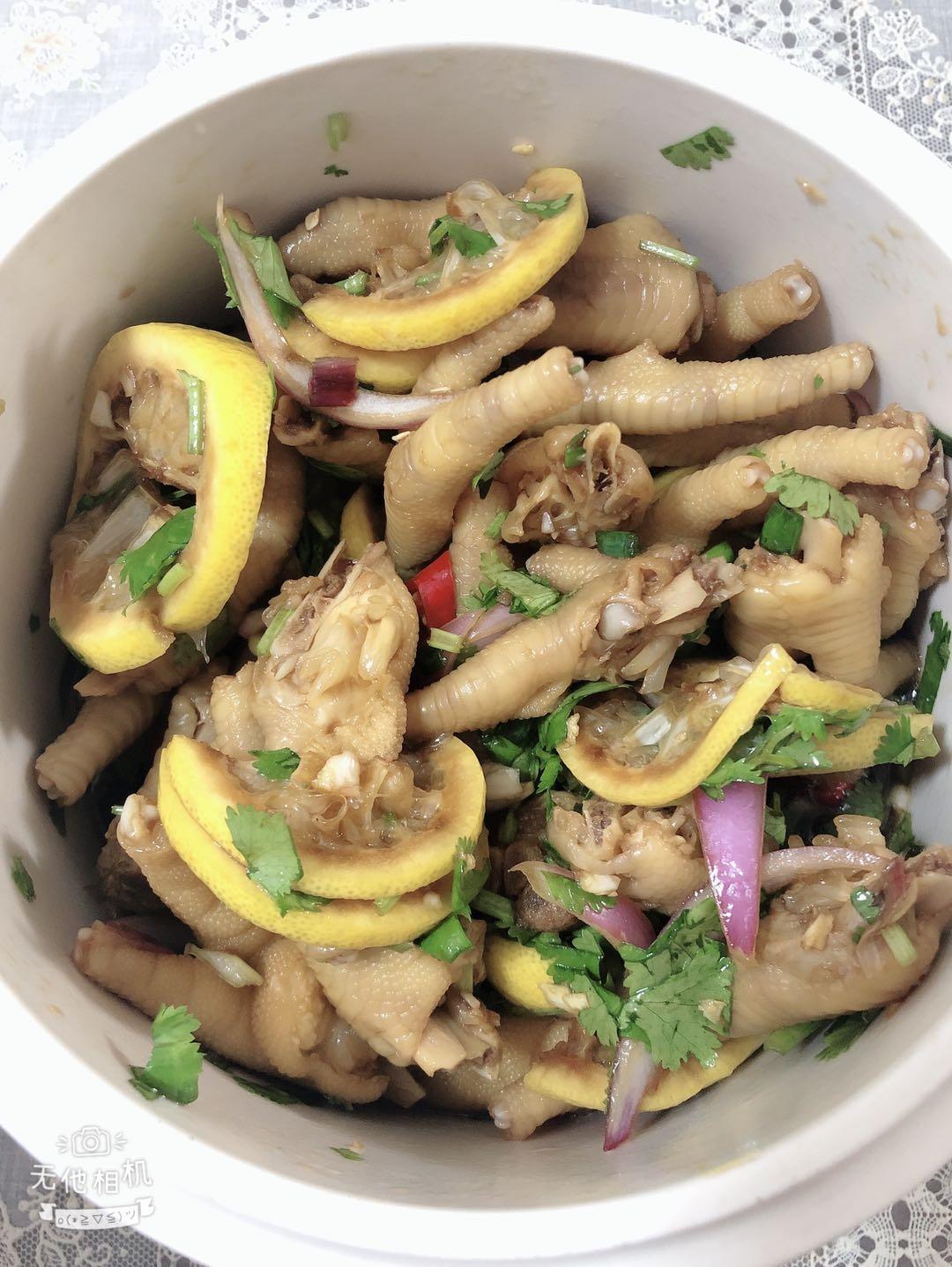 超级开胃的酸辣柠檬鸡爪