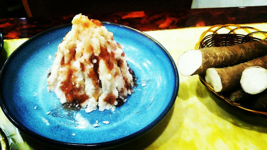 超级简单的蓝莓山药