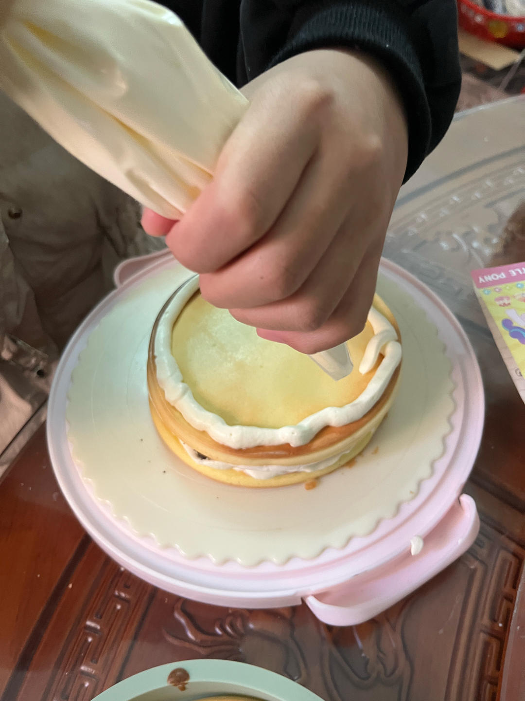6寸奥利奥戚风蛋糕，满满饼干夹心，低糖超软配方！私房烘焙爆单王